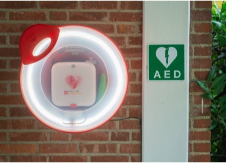 Pro AED cabinet.