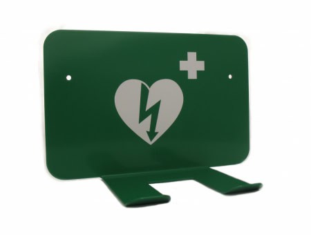 Universele AED wandbeugel groen