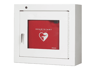 Philips AED metalen wandkast wit