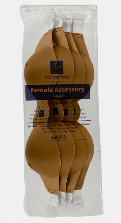 Prestan female accessoire dark skin 4 pack